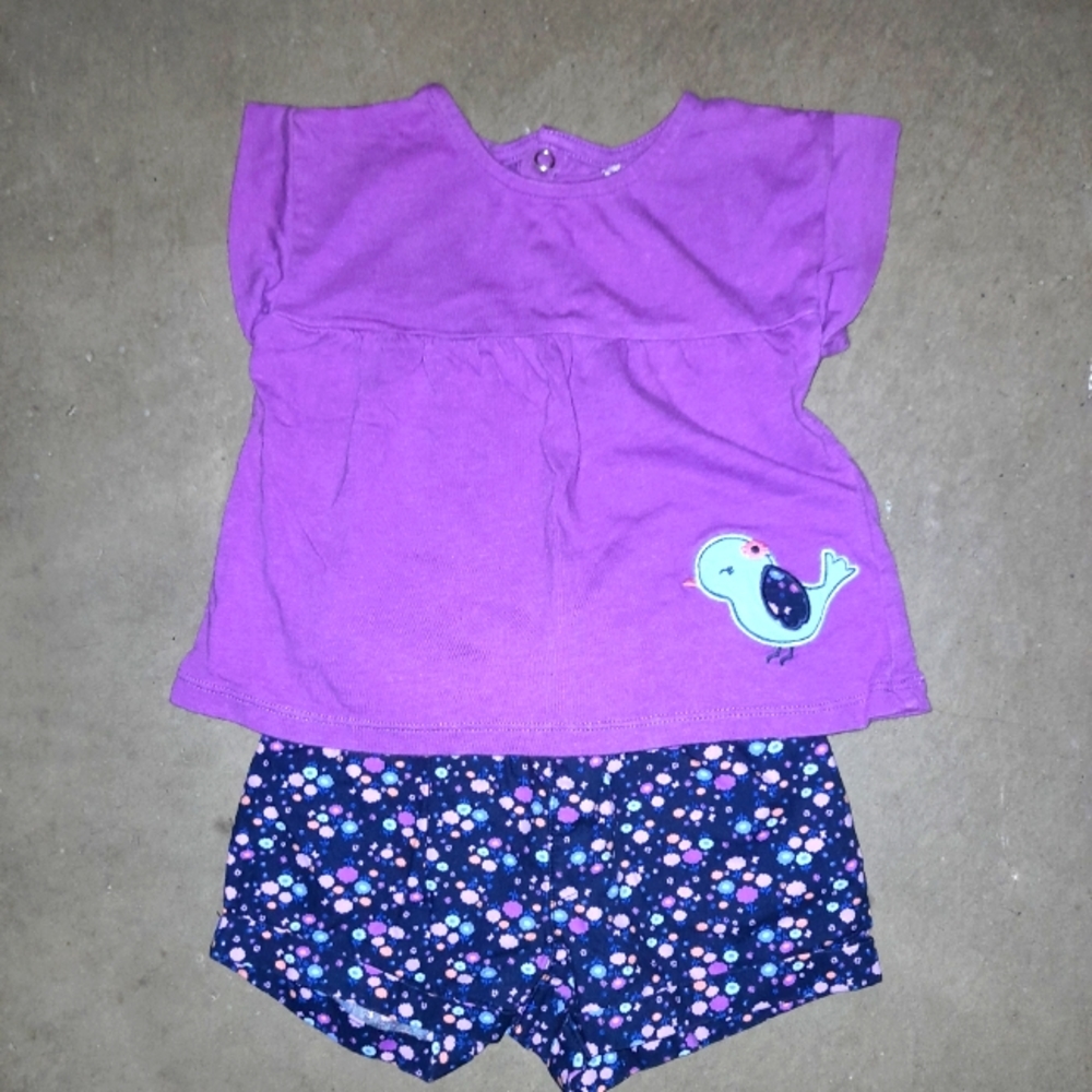 Purple Bird 12 months outfit